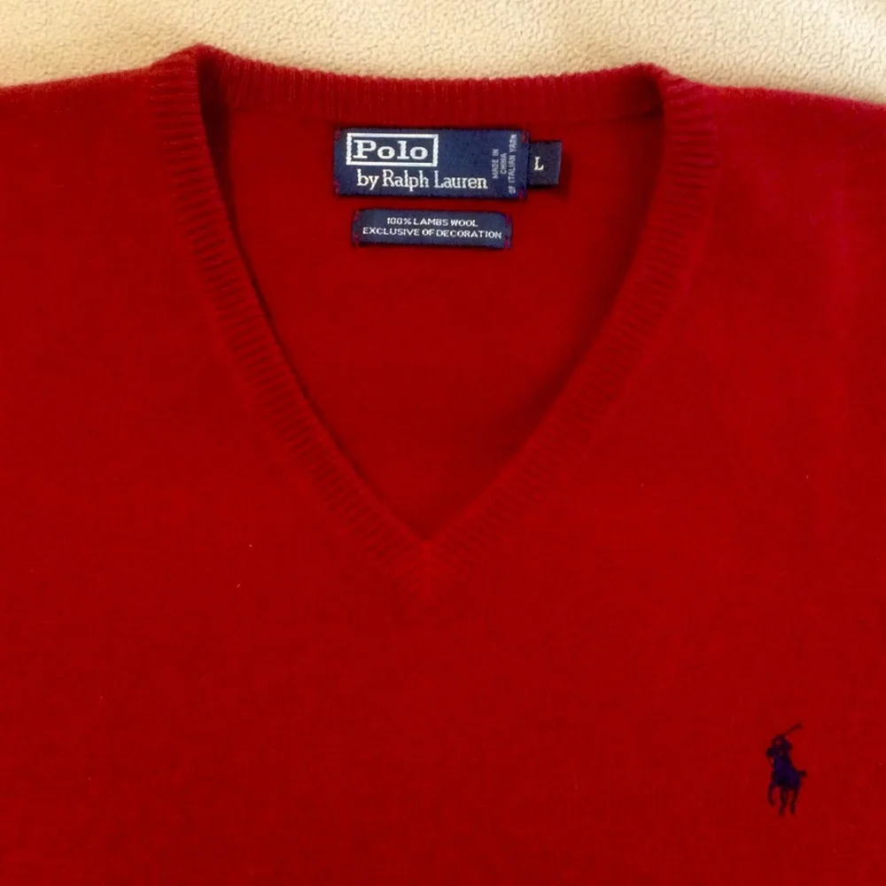 Polo Ralph Lauren 100% Lambswool Sweater Size L